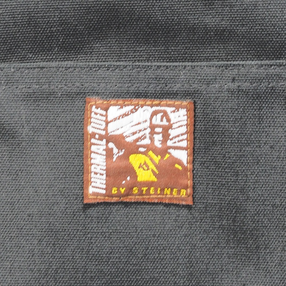 Steiner Industries Jacket Coat Men Extra Large Black Corduroy Trim Work Made USA - Picture 9 of 10